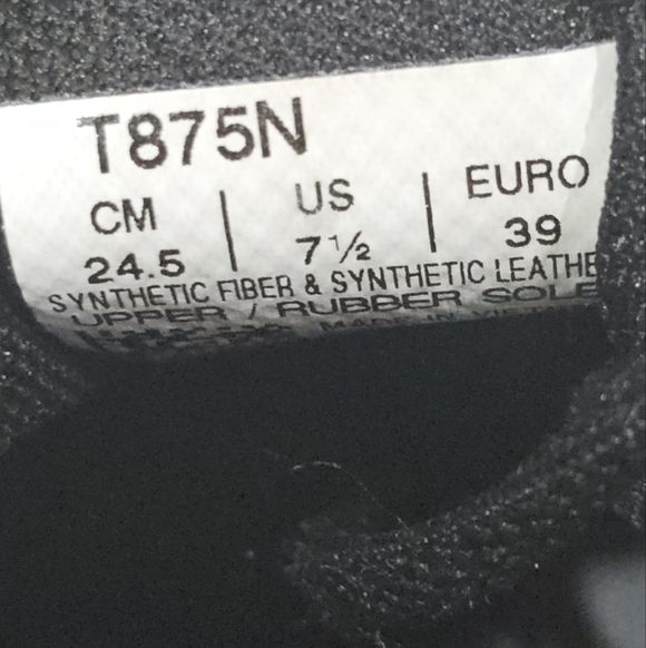 Asics Women's Amplica Black Gray Running Shoes Size 7 1/2 - Picture 12 of 13